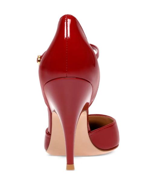 Gianvito Rossi Red Sofia D'Orsay