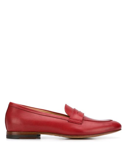 Scarosso Red Valeria Penny Loafers
