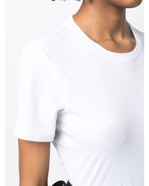 The Row Bright White Cotton Wesler Round-neck T-shirt