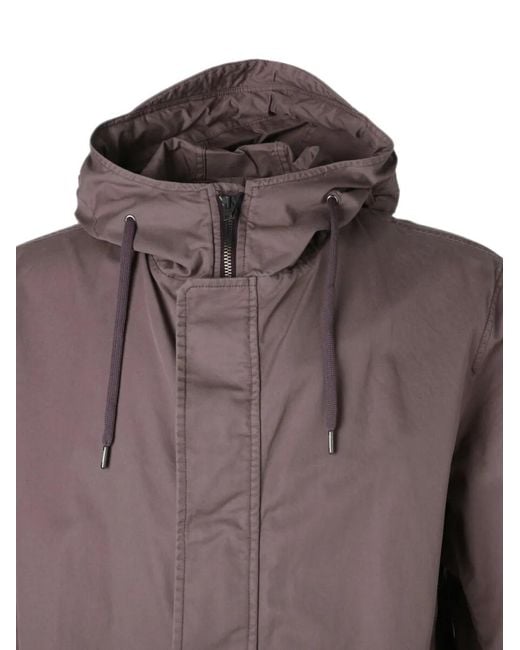 Abrigo Con Capucha Herno de hombre de color Brown