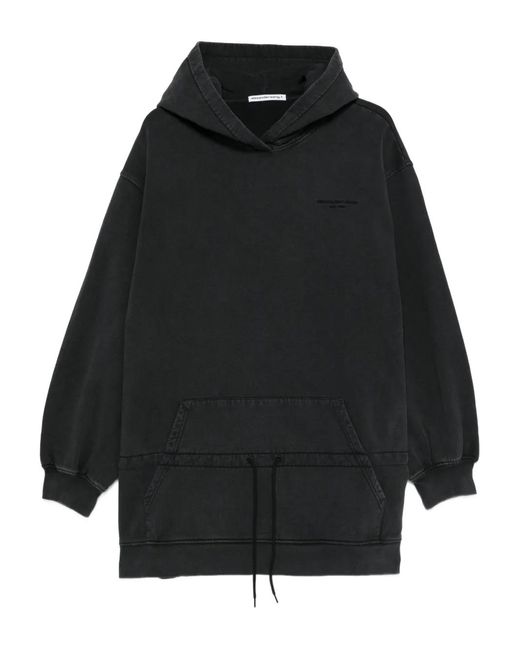 Alexander Wang Black Mini Dress With Hood