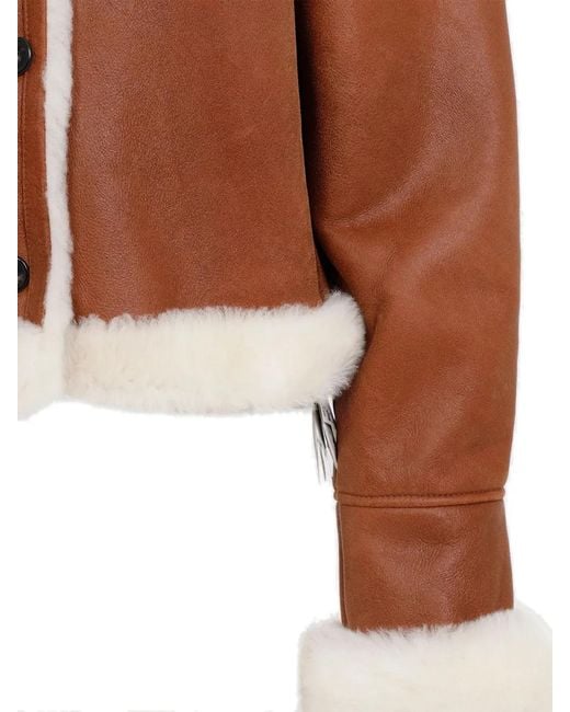 Loewe Brown Shearling Jacket