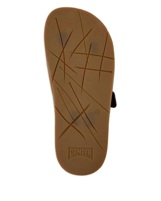 Camper Green Lluc Buckle-Strap Sandals for men