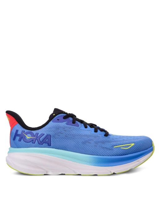 Hoka One One Blue Clifton 9 Low-top Sneakers
