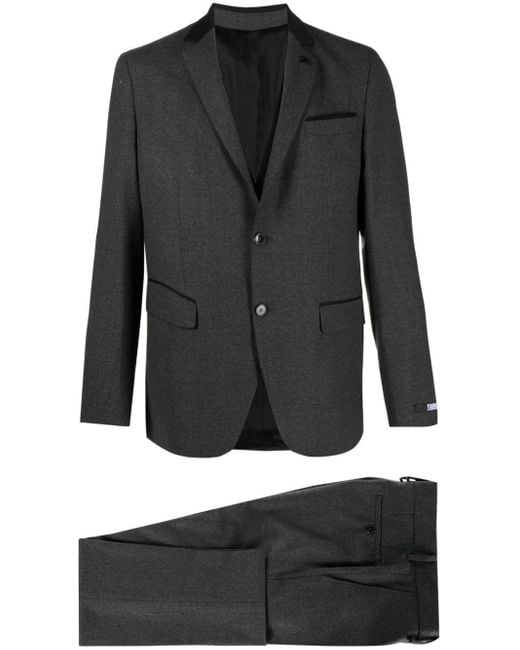Karl Lagerfeld Black Rock Three-piece Suit for men