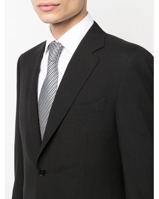 Canali Einreihiger Anzug in Black für Herren