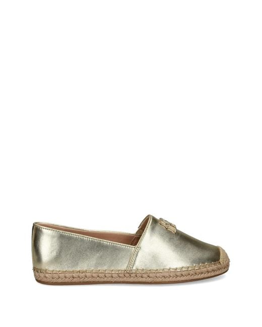 Tommy Hilfiger Multicolor Th-Monogram-Plaque Metallic Espadrilles