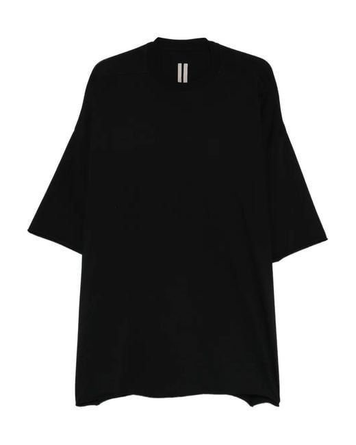 Rick Owens Black Short-Sleeve T-Shirt for men