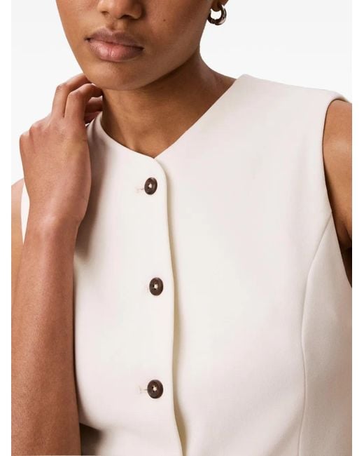 Calvin Klein White Veston À Boutonnière