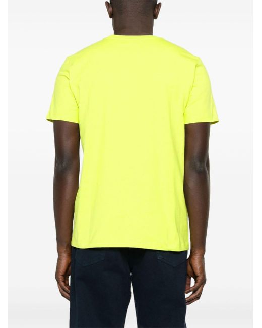 Dondup T-Shirt mit Logo-Print in Yellow für Herren