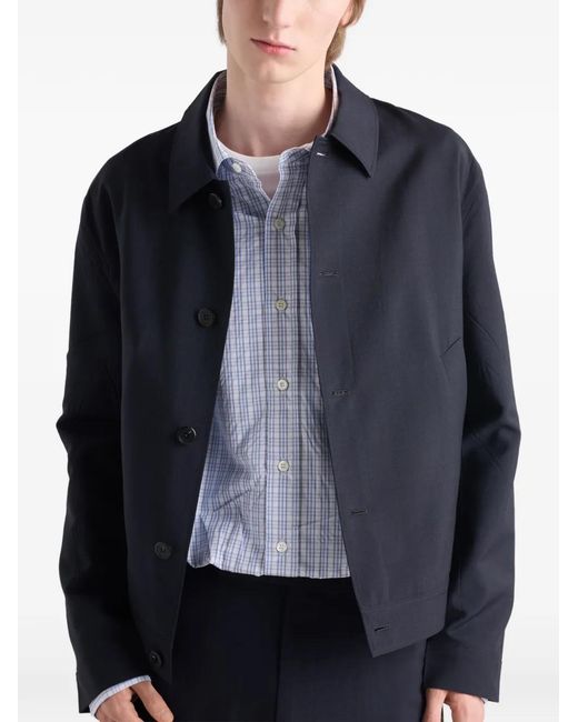 Prada Jacke Mit Knöpfen in Blue für Herren