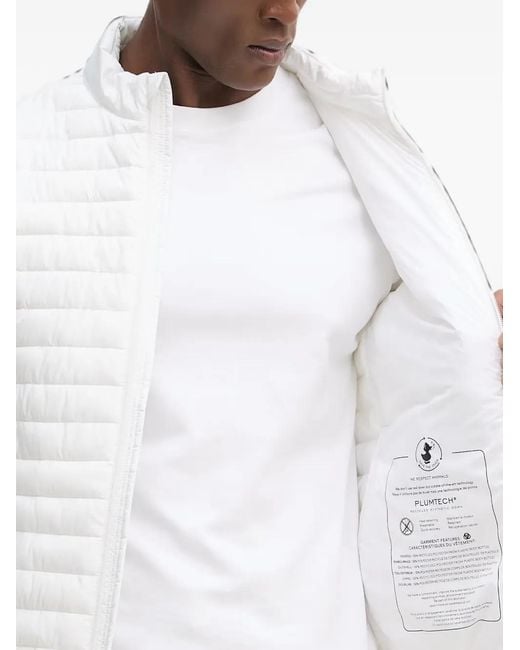 Save The Duck White Cole Quilted Jacket for men