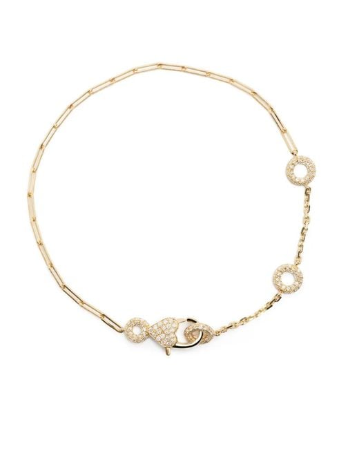 Yvonne Léon White Solitaire Donuts 18Kt Diamond Bracelet