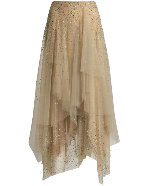 Ralph Lauren Natural Daniela Tulle Skirt