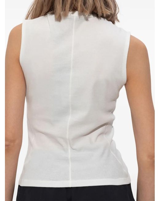 Y-3 White Organic Cotton Top