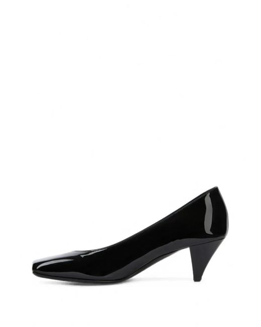 Givenchy Black Sliced Square Pumps