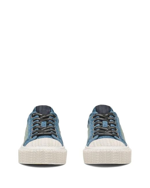 スニーカー Sneakers - Marc Jacobs - Cotton - Blue Marc Jacobs Cotton Sneakers in Blue | Lyst