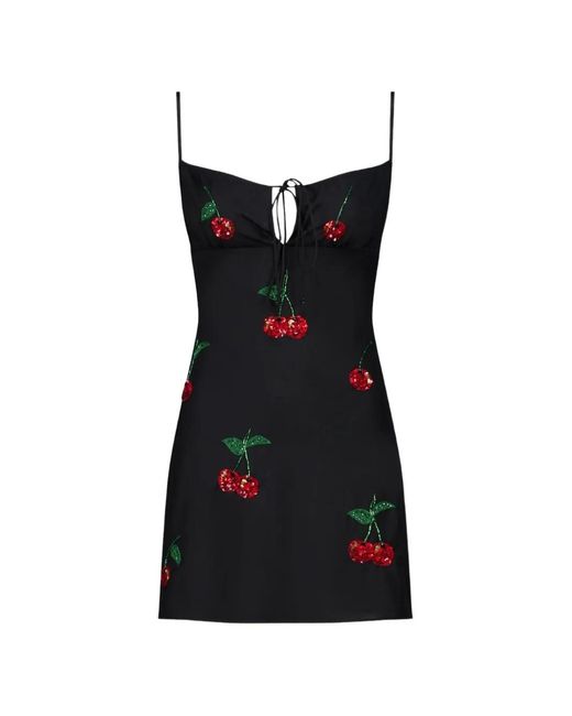 Leslie Amon Black Cherry Mini Dress