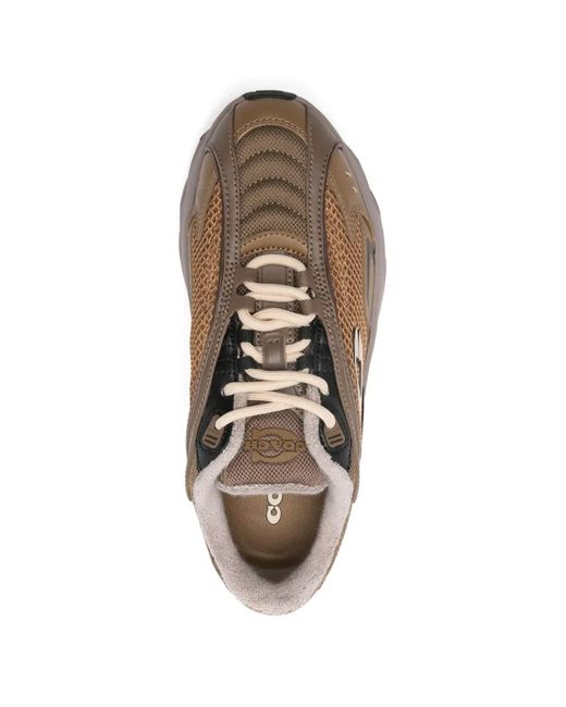 COACH Brown Mesh-Panelled Sneakers