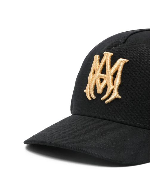 Amiri Black "Ma" Canvas Hat for men