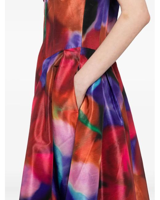 Rebecca Vallance Red Caberet Roses Dress