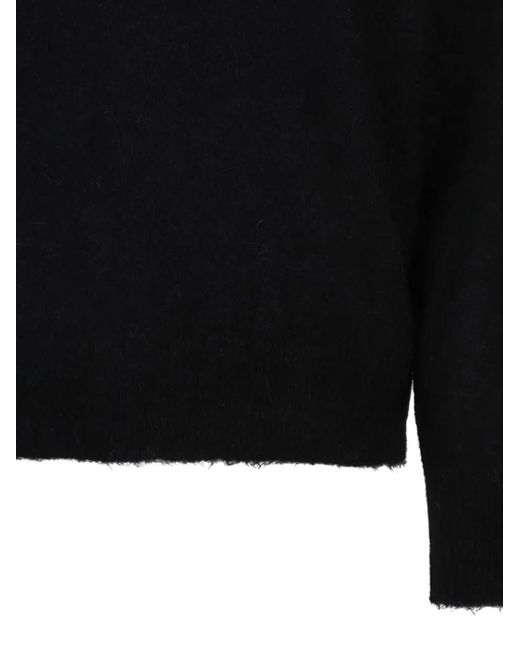 SELECTED Black Wool Jumper