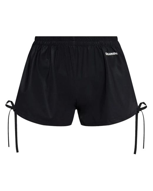 DSquared² Blue Logo-Print Shorts