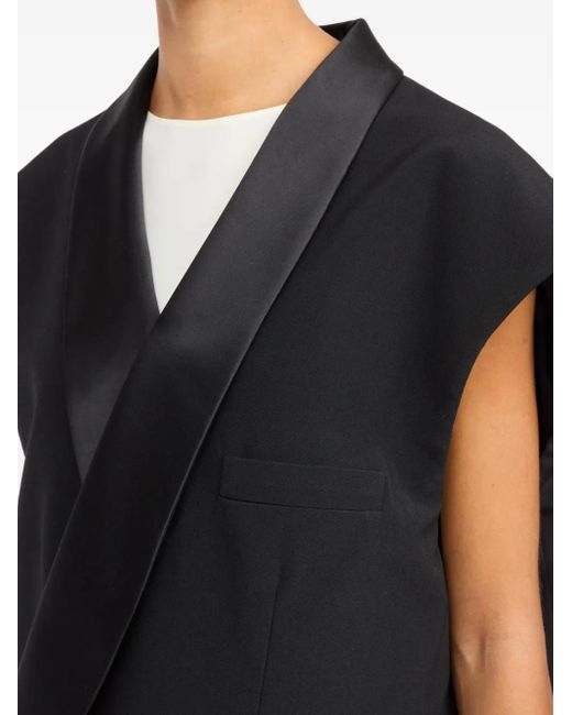 MM6 by Maison Margiela Black Tailored Waistcoat