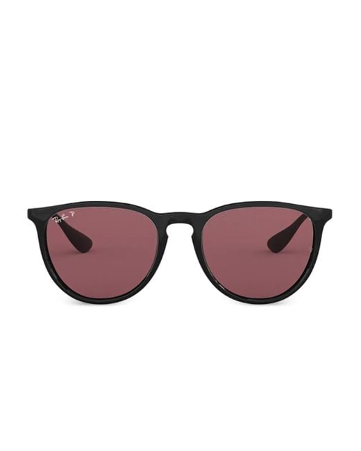 Gafas de sol Erika con montura redonda Ray-Ban de color Black