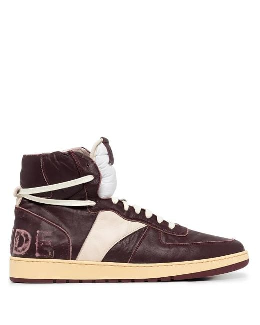 Zapatillas altas Rhecess Rhude de hombre de color Brown