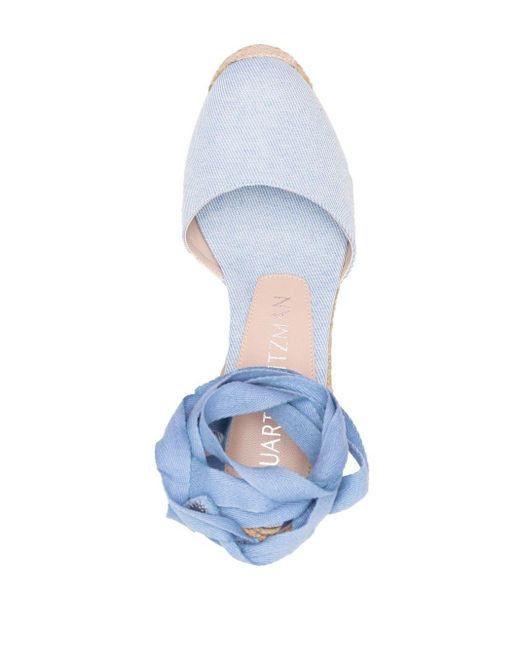 Mujer Zapatos de Tacones de Sandalias con cuña Alpargatas Marguerita con cuña de Stuart Weitzman de color Azul 