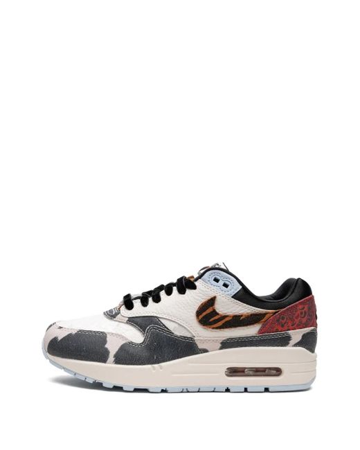 Nike Natural Air Max 1 '87 "Tiger Swoosh Cow Print" Sneakers