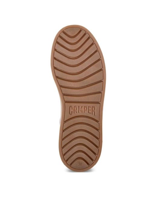 Camper Brown Runner Twentyfive Suede Sneakers