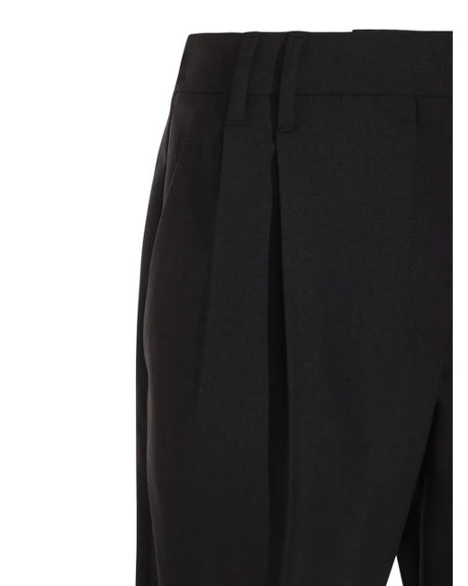 Brunello Cucinelli Black Tailored Trousers