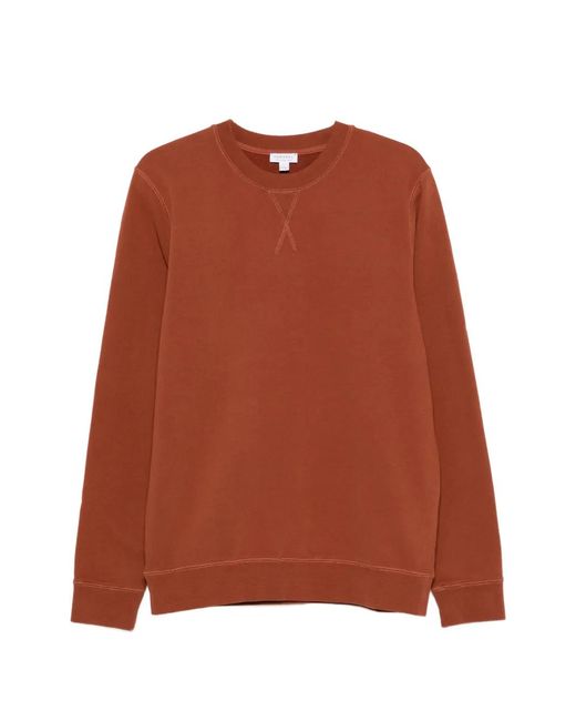 Sweat Loopback Sunspel pour homme en coloris Brown