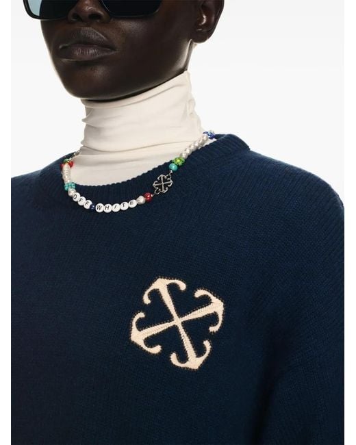 Off-White c/o Virgil Abloh Blue Off- Sweaters