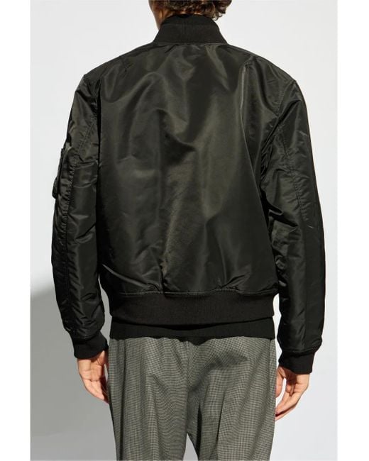 Theory Black Zip-Up Bomber Jacket for men
