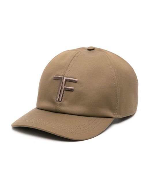 Cappello da baseball con ricamo di Tom Ford in Natural da Uomo