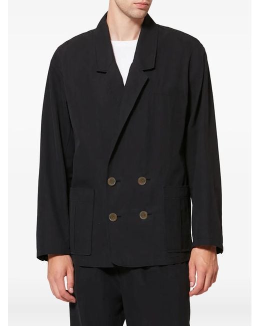 Isabel Marant Black Yhann Buttoned Blazer for men