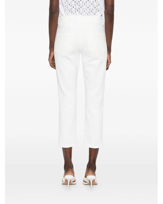 Vaqueros Con Botones Dondup de color White