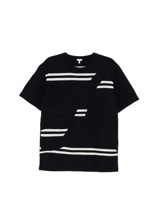 Loewe Black Striped T-Shirt for men