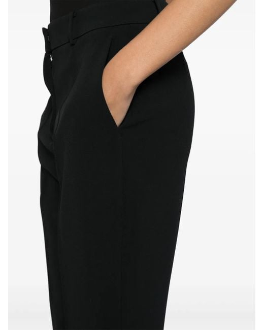 Elie Saab Black Cady Trousers