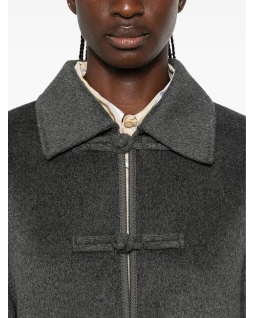 Rohe Black Toggle-Fastening Jacket