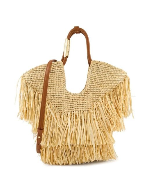 Borsa A Mano Con Frange di Zimmermann in Metallic