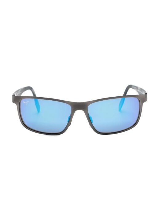 Maui Jim Blue Anemone Rectangle-Frame Sunglasses for men