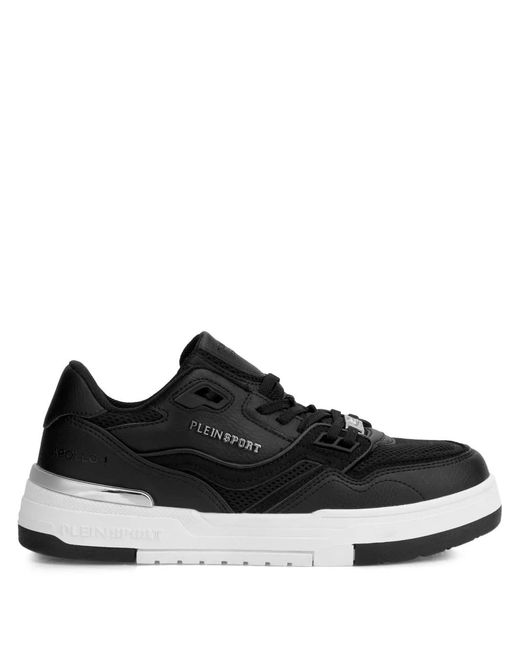 Philipp Plein Black Apollo-1 Lace-Up Sneakers