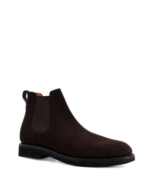 Church's Black Elastic-Panel Chelsea Boots for men