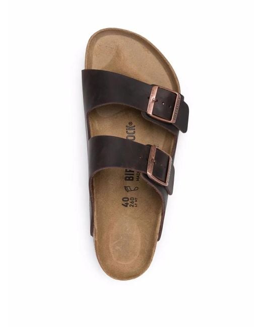 Birkenstock Brown Arizona Oiled Slipper for men