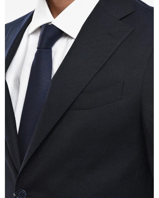 Corneliani Blue Nino Danieli Single-Breasted Blazer for men