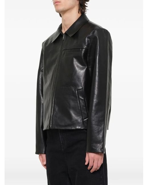 Entire studios Black Corehide Leather Jacket